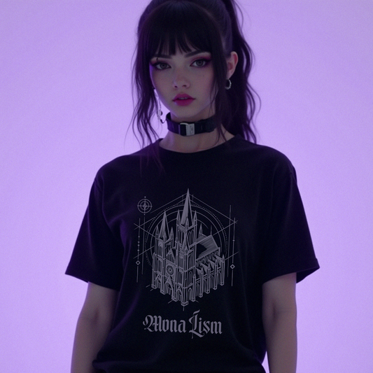 DRAL I - Oversized Unisex Black T-Shirt