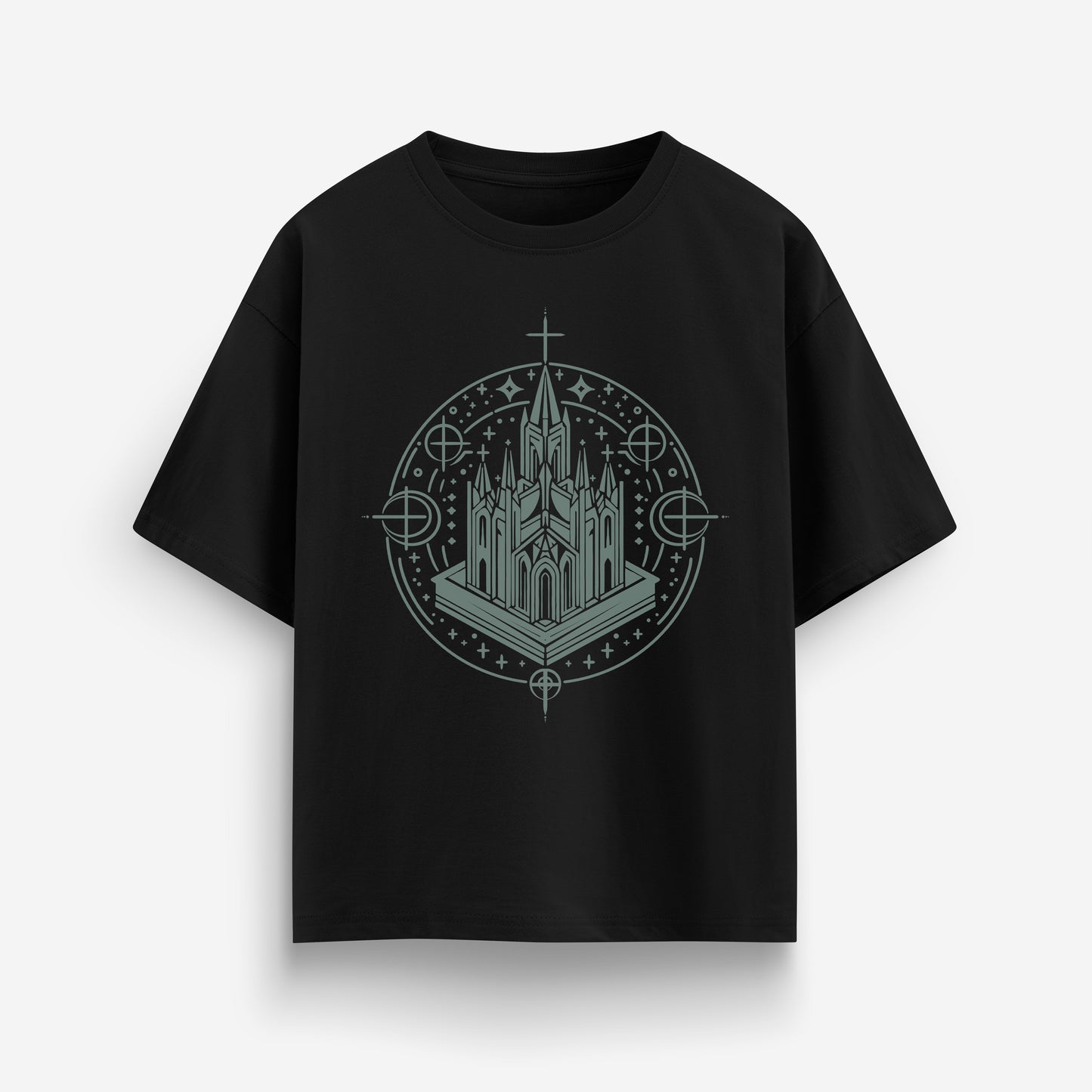 DRAL III - Oversized Unisex Black T-Shirt